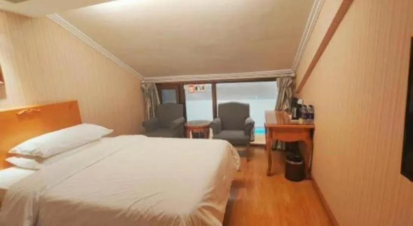 Bed in Vienna Hotel Inner Mongolia Tongliao Development Zone