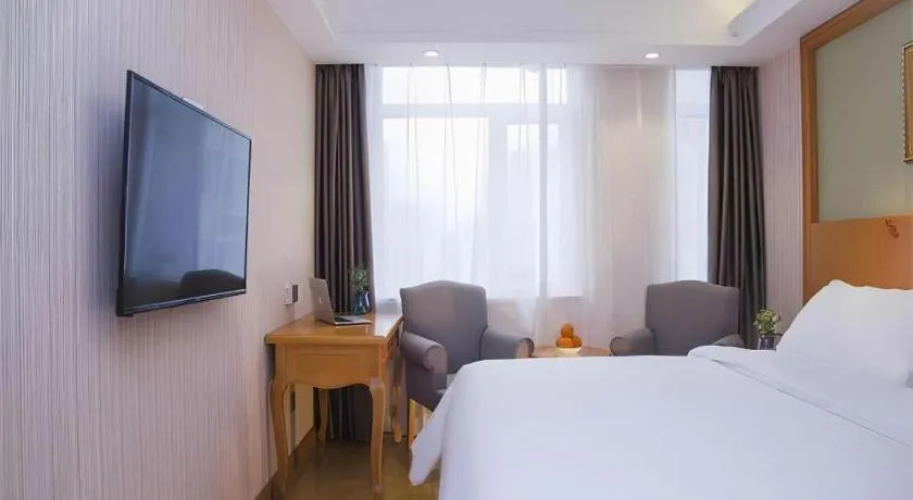 Bed in Vienna Hotel Inner Mongolia Tongliao Development Zone