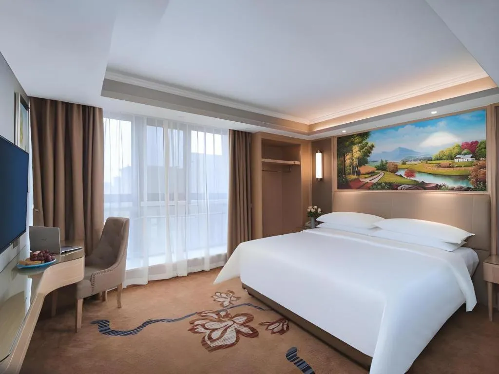 Bed in Vienna Hotel Shandong Liaocheng High-Tech Zong Yueji Park