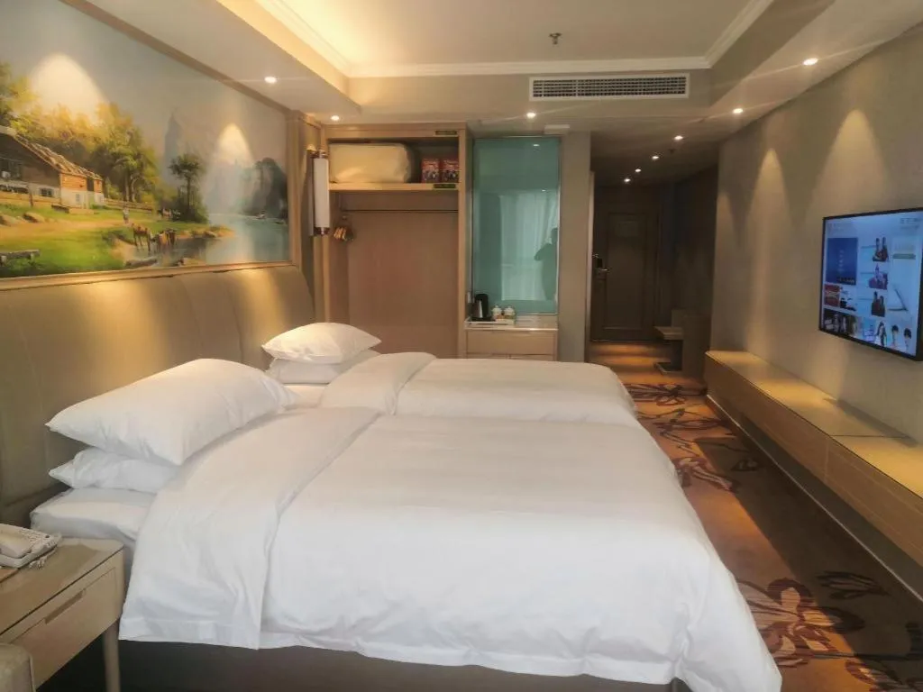 Bed in Vienna Hotel Shandong Liaocheng High-Tech Zong Yueji Park