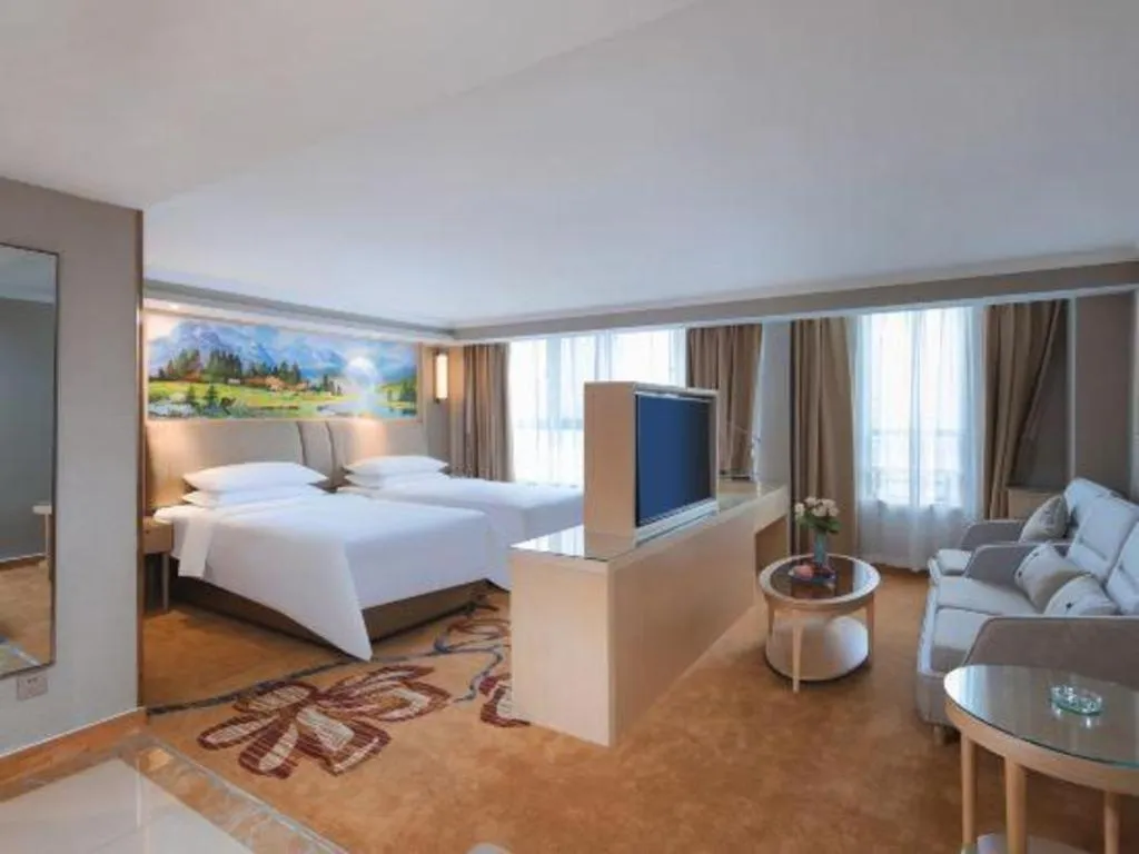 Bed in Vienna Hotel Shandong Liaocheng High-Tech Zong Yueji Park