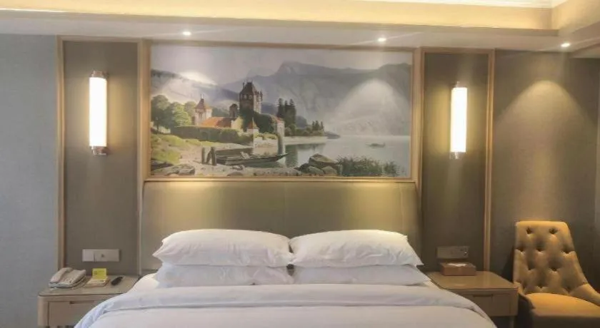 Bed in Vienna Hotel Shandong Liaocheng High-Tech Zong Yueji Park
