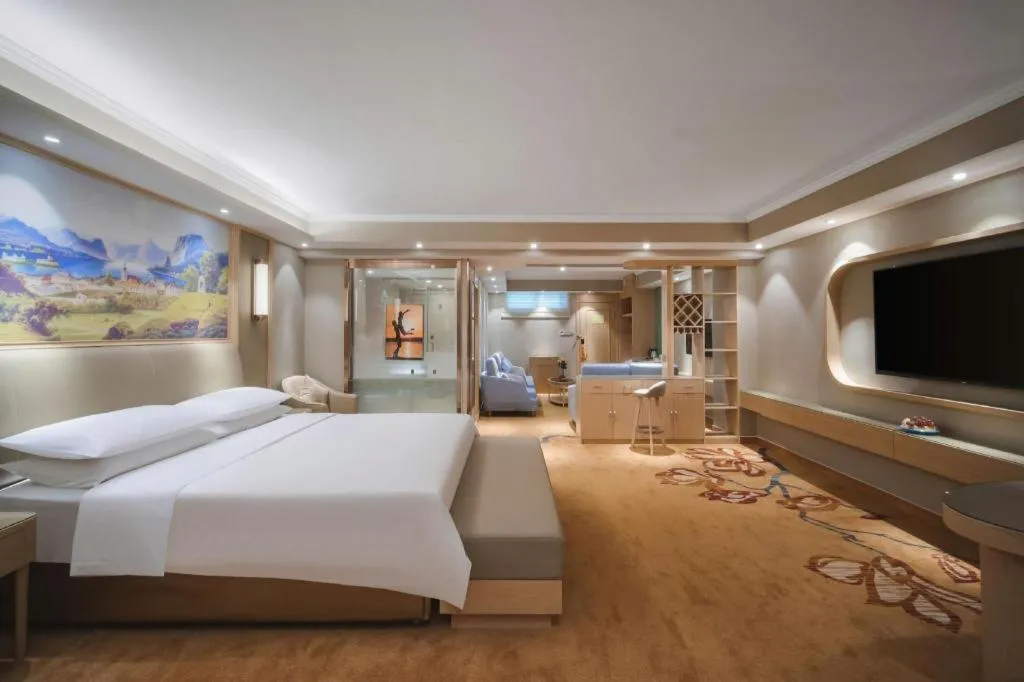 Bed in Vienna Hotel Shandong Liaocheng High-Tech Zong Yueji Park