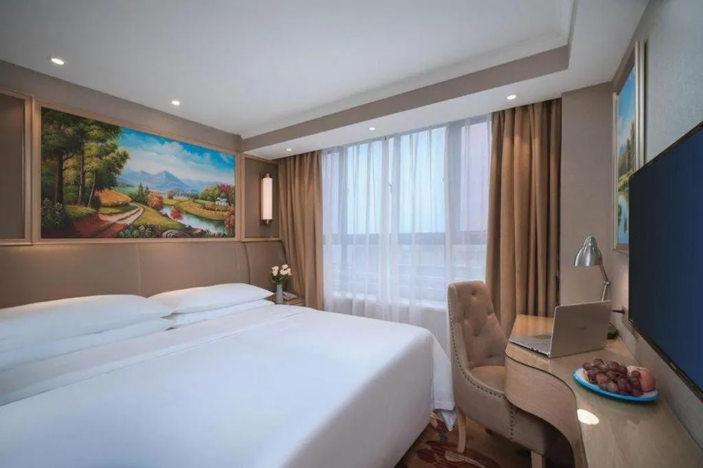 Bed in Vienna Hotel Shandong Liaocheng High-Tech Zong Yueji Park
