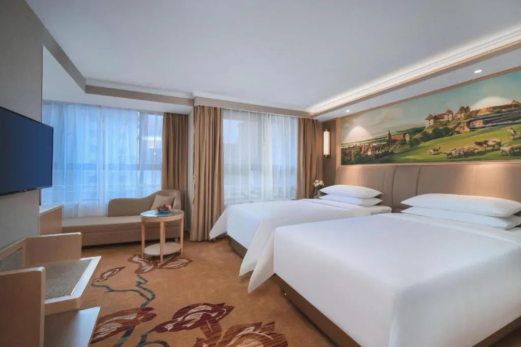Bed in Vienna Hotel Shandong Liaocheng High-Tech Zong Yueji Park