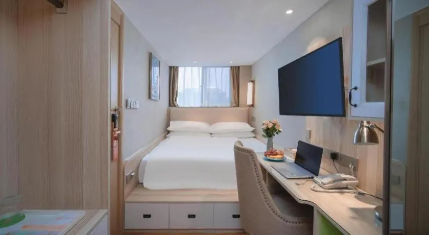Bed in Vienna Hotel Shandong Liaocheng High-Tech Zong Yueji Park