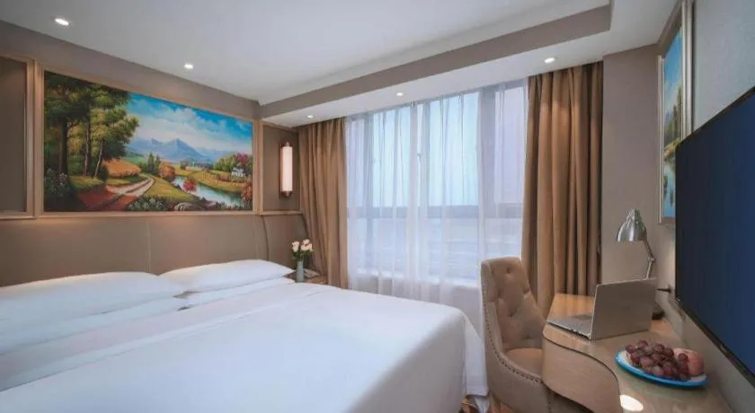 Bed in Vienna Hotel Shandong Liaocheng High-Tech Zong Yueji Park