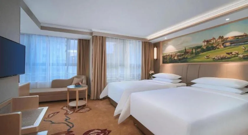 Bed in Vienna Hotel Shandong Liaocheng High-Tech Zong Yueji Park