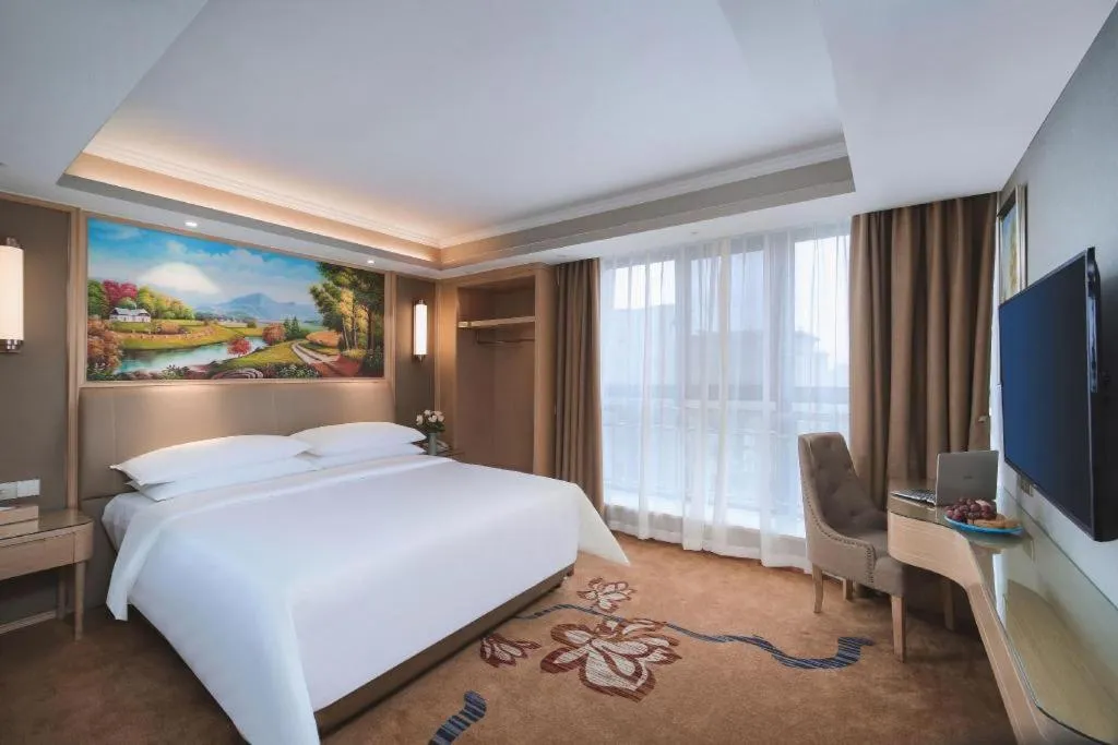 Bed in Vienna Hotel Shandong Liaocheng High-Tech Zong Yueji Park
