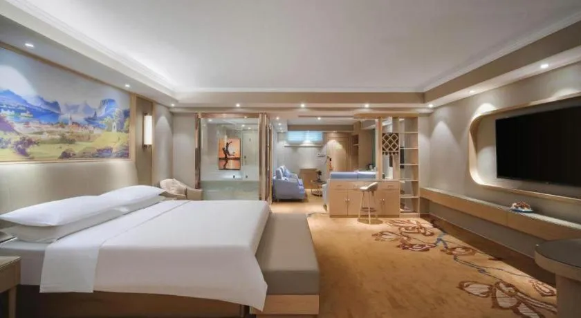 Bed in Vienna Hotel Shandong Liaocheng High-Tech Zong Yueji Park