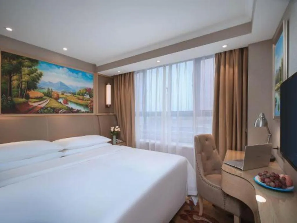 Bed in Vienna Hotel Shandong Liaocheng High-Tech Zong Yueji Park