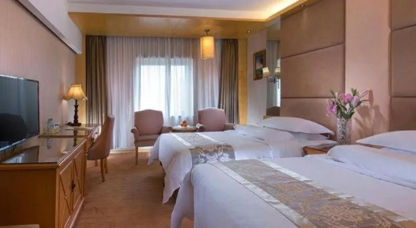 Bed in Vienna Hotel Shandong Qufu Sankong Landscape