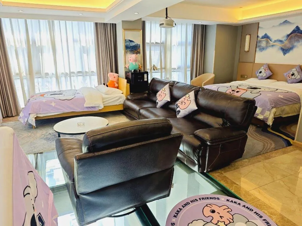 Bed in Vienna Hotel Shaanxi Hanzhong Central Square High-Speed Railway Station