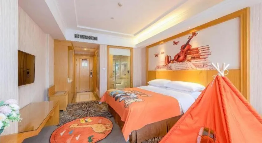 Bed in Vienna Hotel Guangzhou North Station Huaguoshan Metro Station