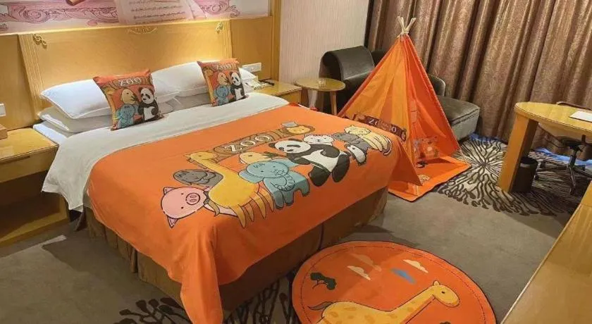 Bed in Vienna Hotel Guangzhou North Station Huaguoshan Metro Station