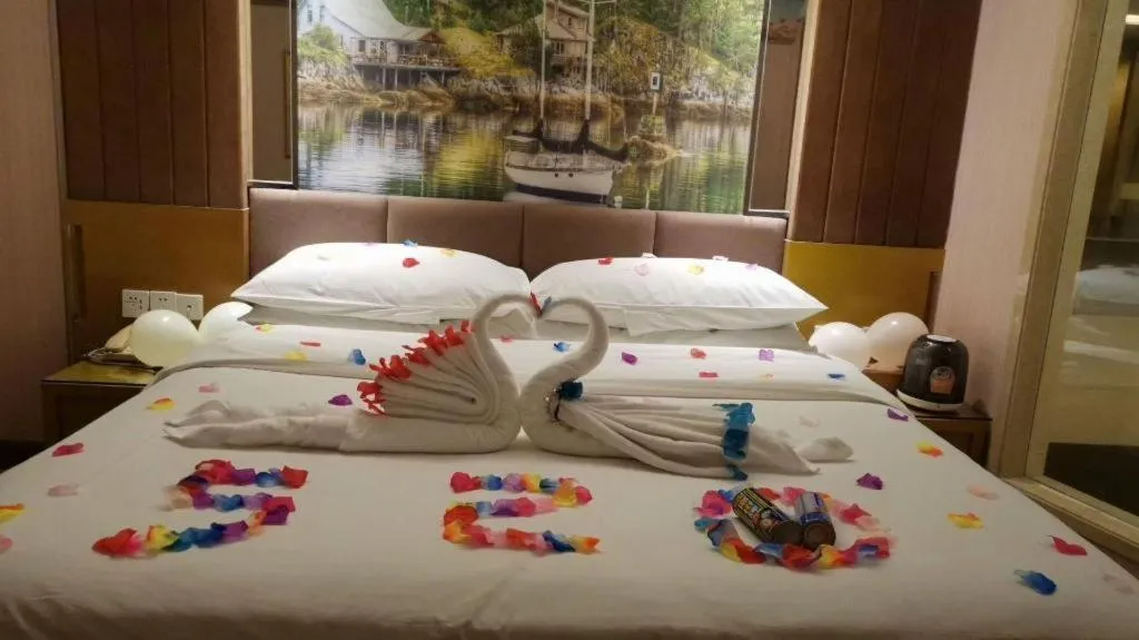 Bed in Vienna Hotel Guangdong Dongguan Zhongtang Qunying Road