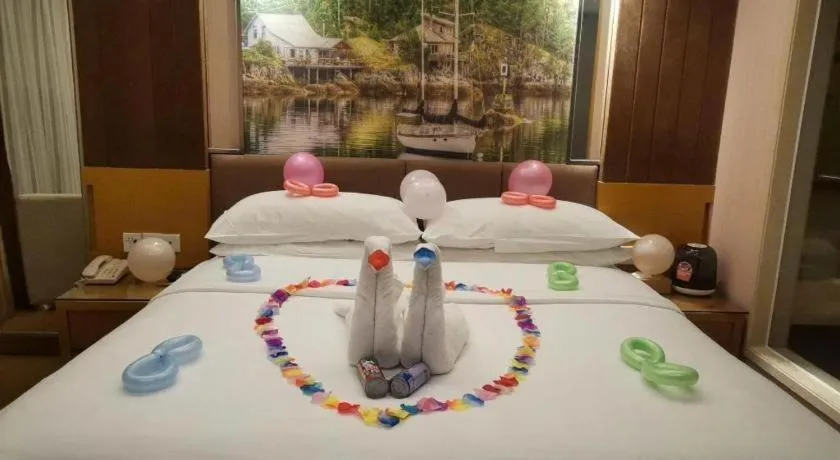 Bed in Vienna Hotel Guangdong Dongguan Zhongtang Qunying Road