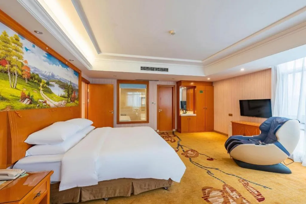 Bed in Vienna Hotel Hebei Tangshan Nanhu Park