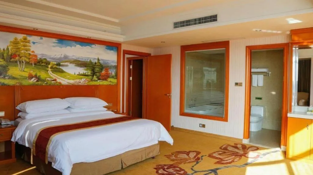 Bed in Vienna Hotel Hebei Tangshan Nanhu Park