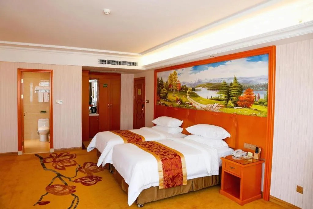 Bed in Vienna Hotel Hebei Tangshan Nanhu Park