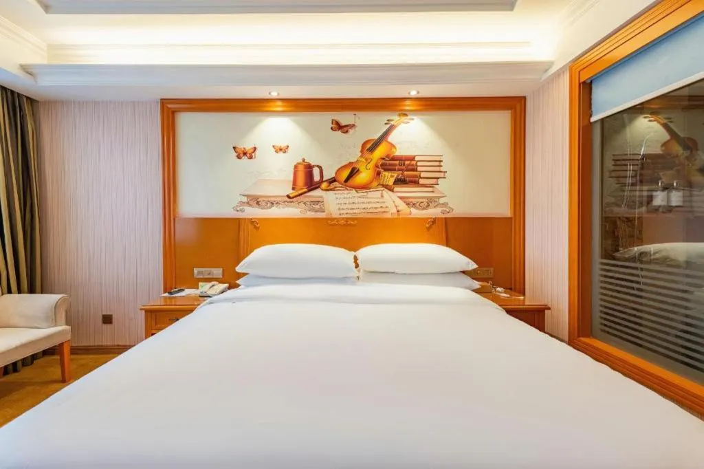 Bed in Vienna Hotel Hebei Tangshan Nanhu Park