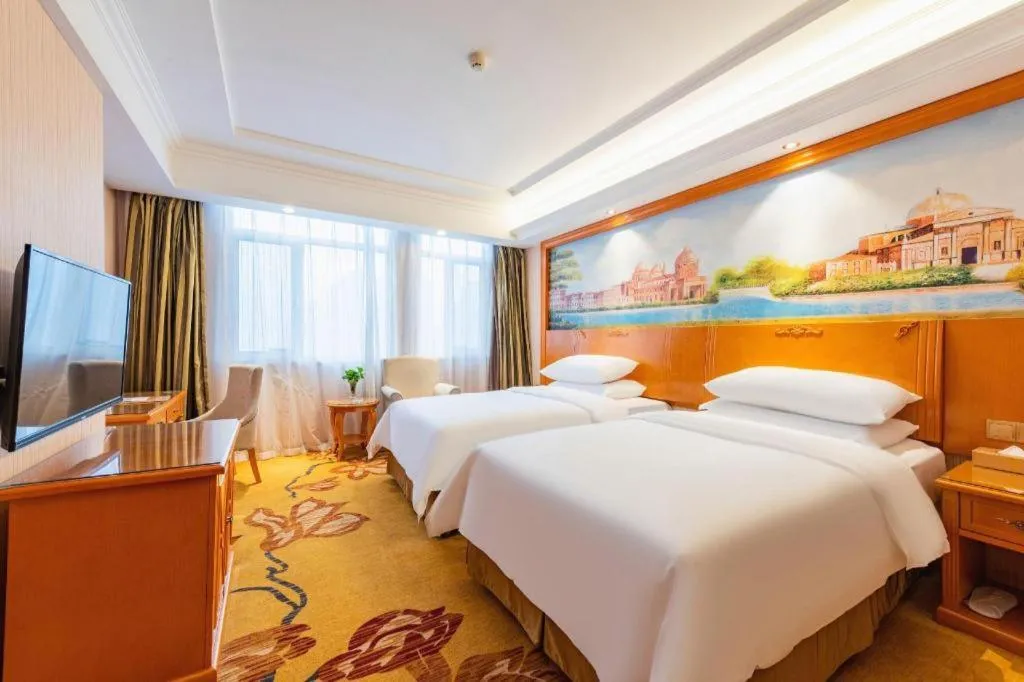 Bed in Vienna Hotel Hebei Tangshan Nanhu Park