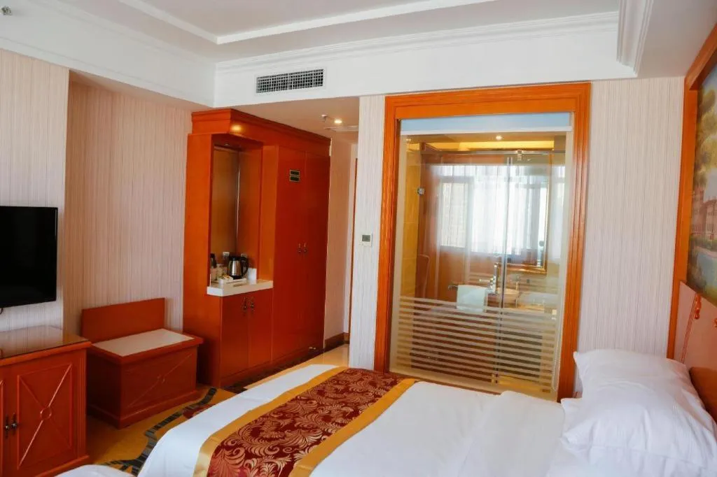 Bed in Vienna Hotel Hebei Tangshan Nanhu Park