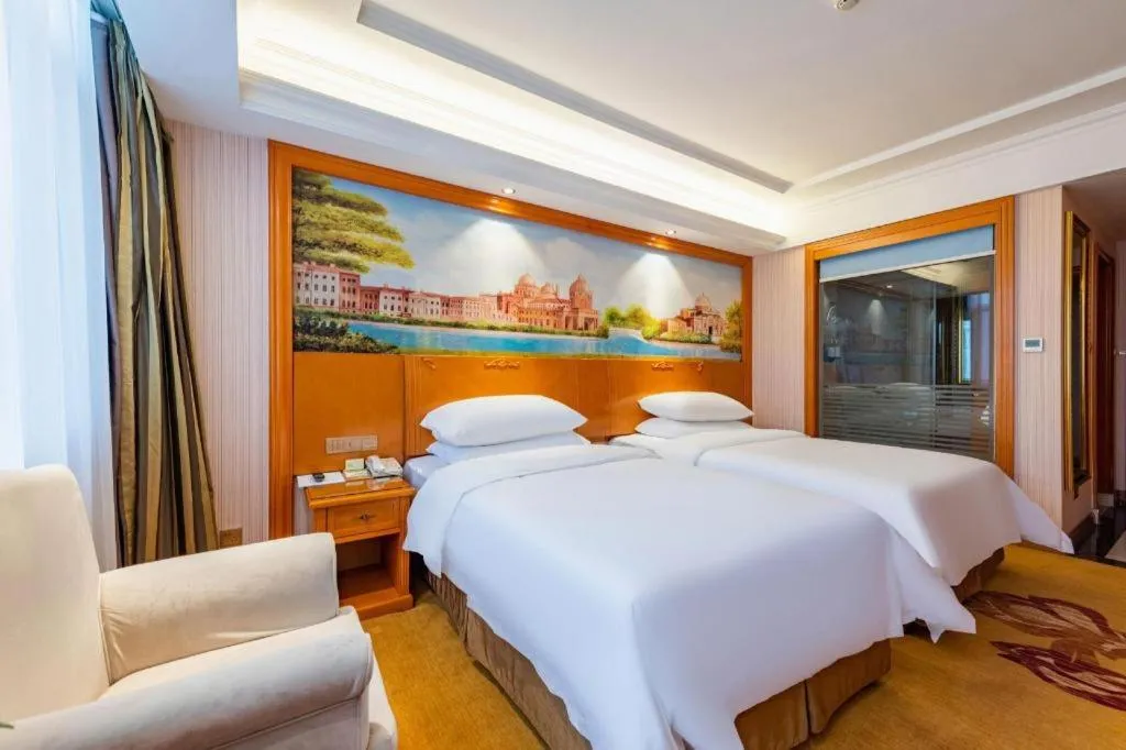 Bed in Vienna Hotel Hebei Tangshan Nanhu Park