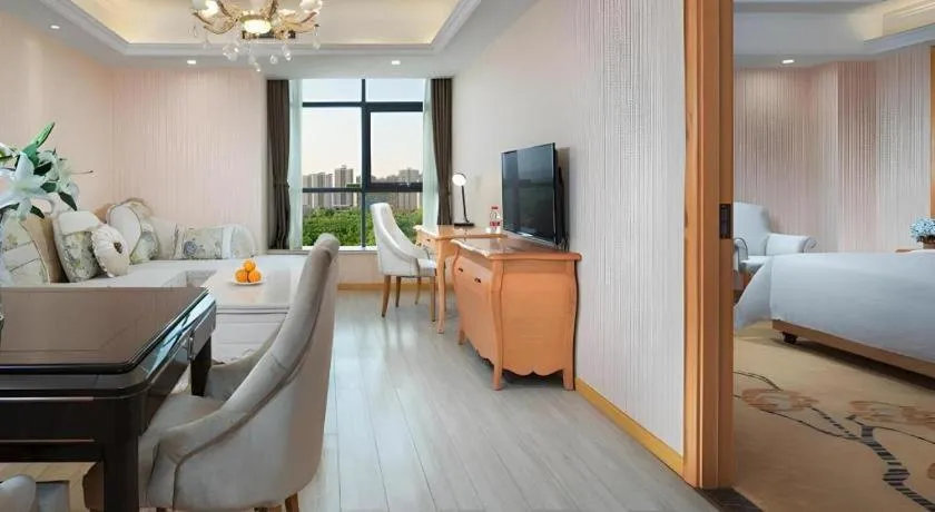 Bed in Vienna Hotel Shaanxi Ankang Jiangnan