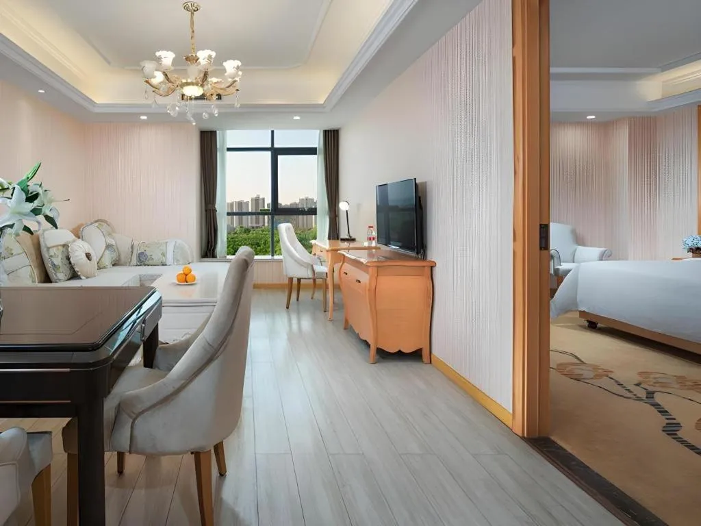 Bed in Vienna Hotel Shaanxi Ankang Jiangnan