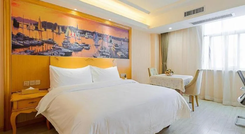 Bed in Vienna Hotel Shaanxi Ankang Jiangnan