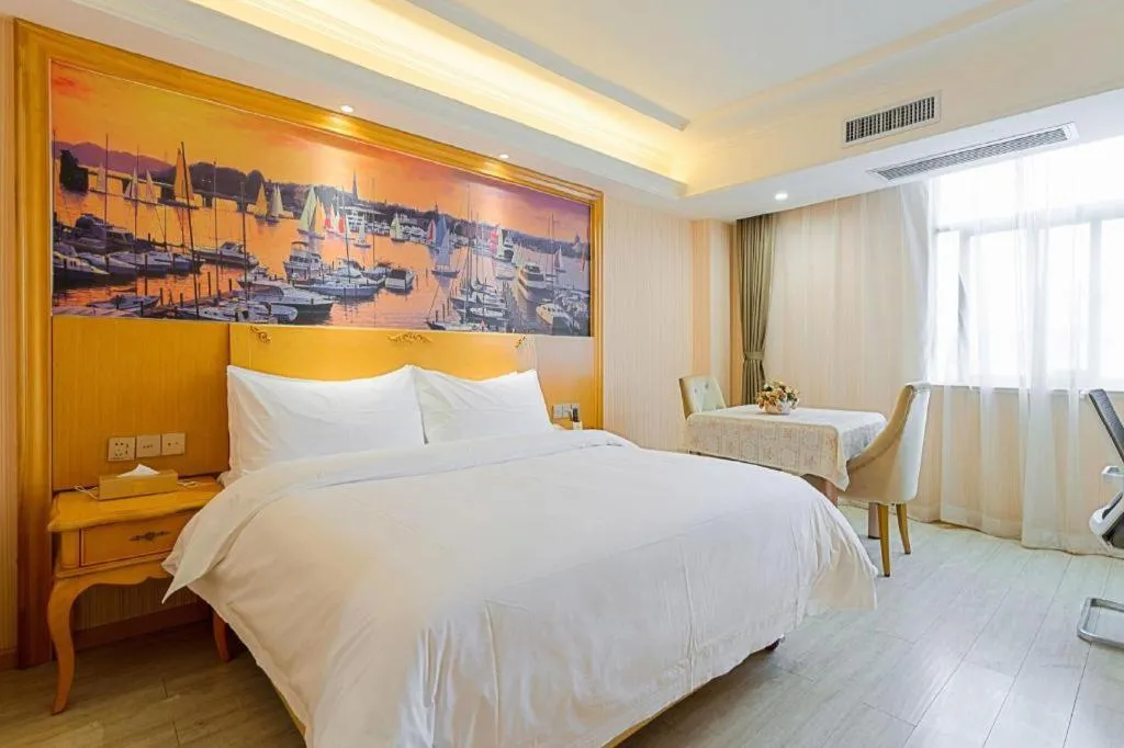 Bed in Vienna Hotel Shaanxi Ankang Jiangnan