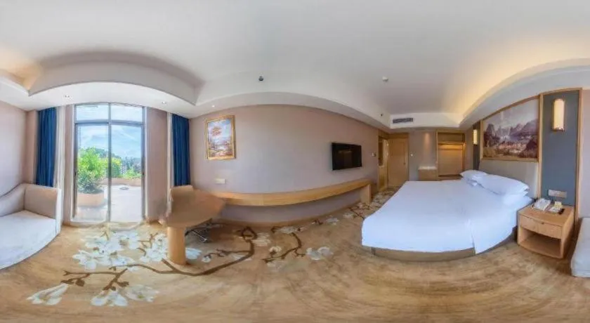 Bed in Vienna Hotel Guangdong Zhongshan South Area Passenger Station