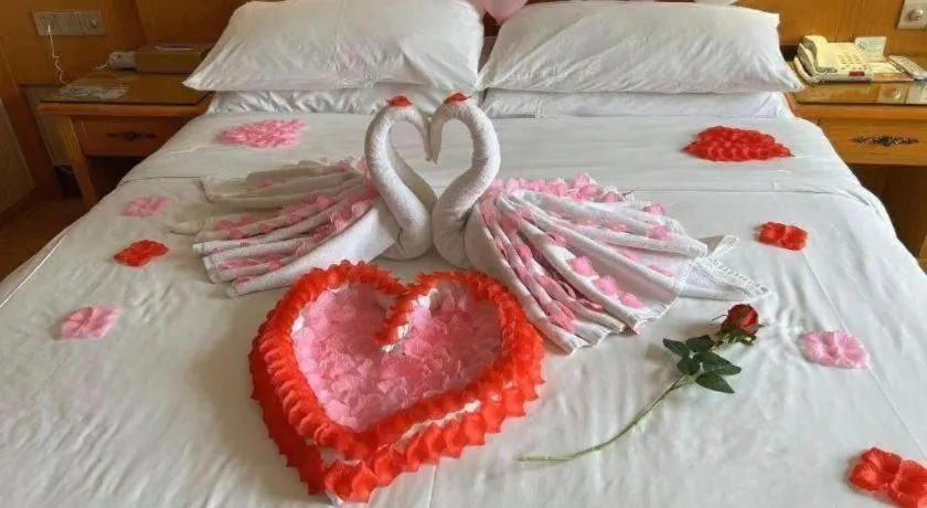 Bed in Vienna Hotel Anhui Bozhou Lixin Yuanli Plaza