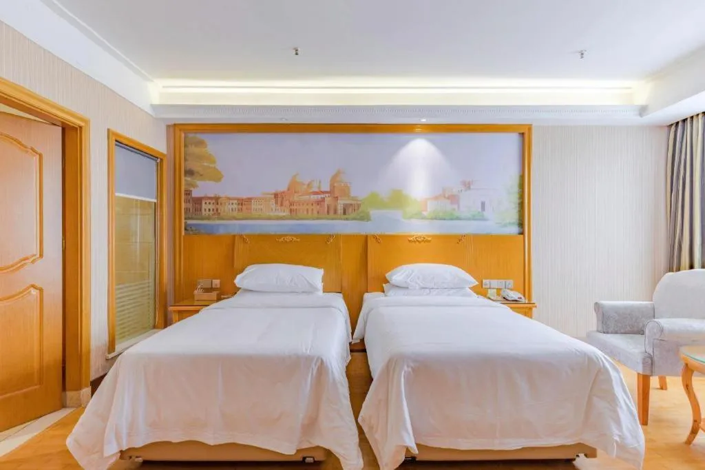 Bed in Vienna Hotel Anhui Bozhou Lixin Yuanli Plaza