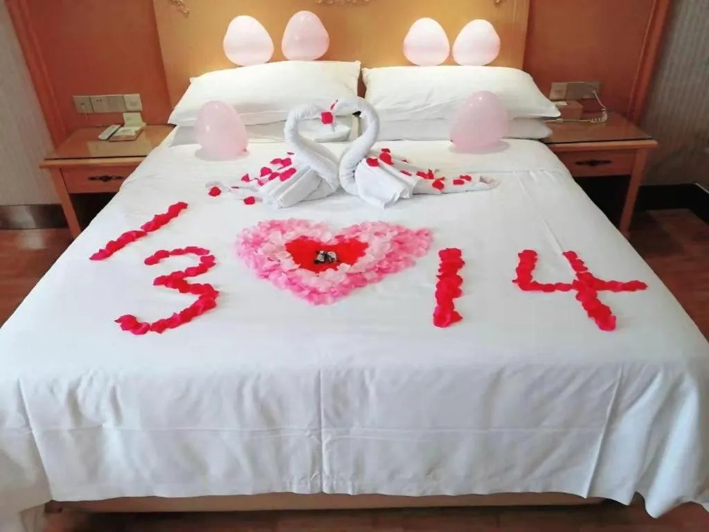 Bed in Vienna Hotel Anhui Bozhou Lixin Yuanli Plaza