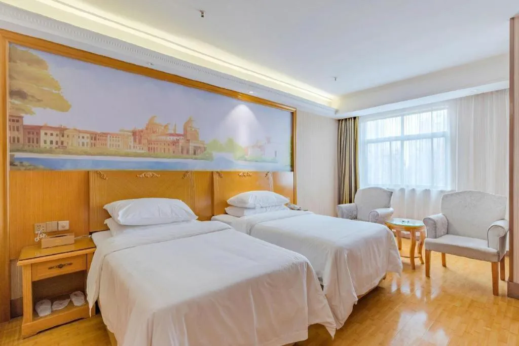 Bed in Vienna Hotel Anhui Bozhou Lixin Yuanli Plaza