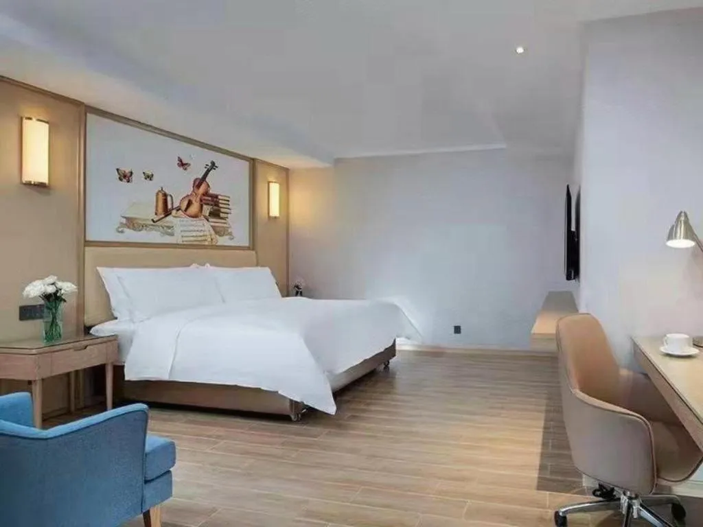 Bed in Vienna Hotel Guangdong Foshan West Station Airport Luocun