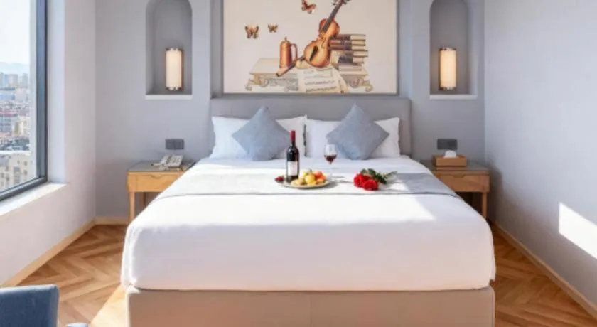 Bed in Vienna Hotel Guangdong Foshan West Station Airport Luocun