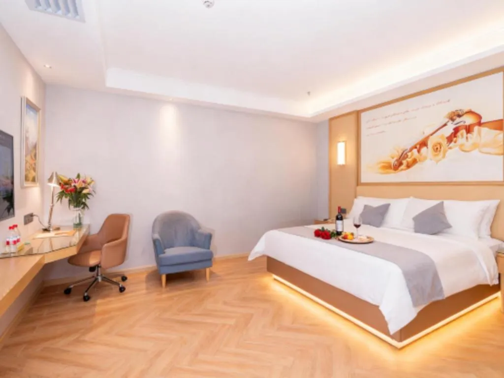 Bed in Vienna Hotel Guangdong Foshan West Station Airport Luocun