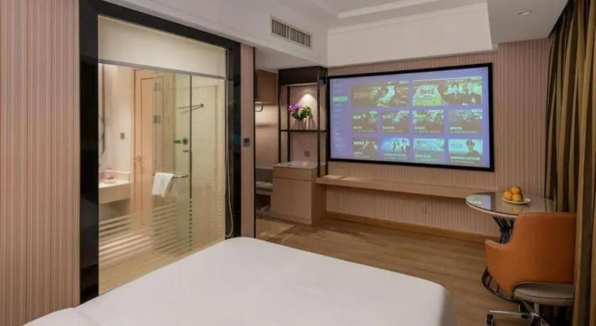 Bed in Vienna Hotel Ganzhou Economic Development Zone 1st Hospital West High-Speed Railway Station