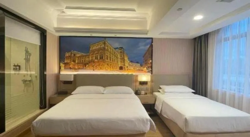 Bed in Vienna Hotel Ganzhou Economic Development Zone 1st Hospital West High-Speed Railway Station
