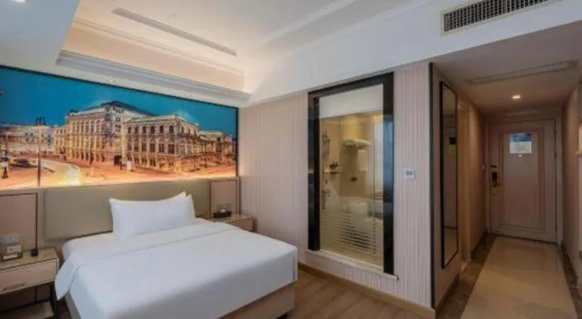Bed in Vienna Hotel Ganzhou Economic Development Zone 1st Hospital West High-Speed Railway Station