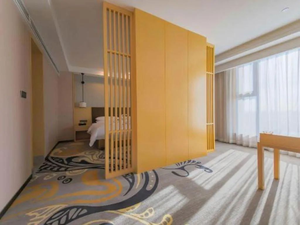 Bed in Venus Royal Hotel Ordos Yijinhuoluo Banner Olympic