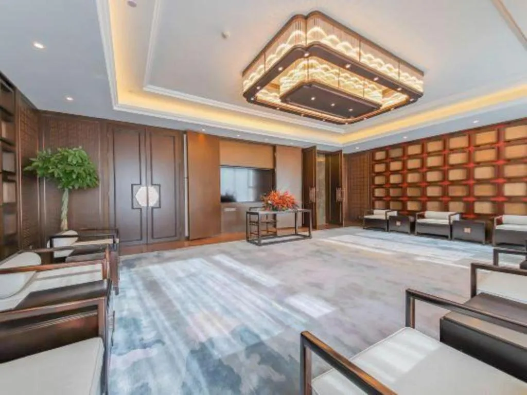 Bed in Venus Royal Hotel Ordos Yijinhuoluo Banner Olympic