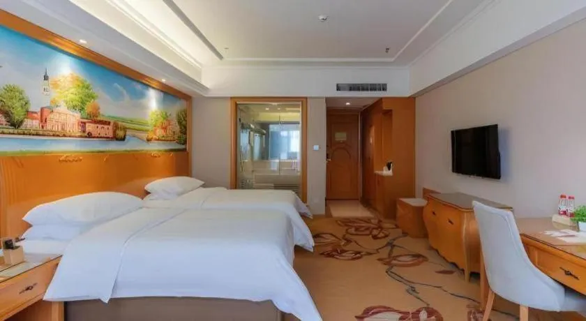 Bed in Vienna Hotel Guangdong Shaoguan Renhua Danxiashan County Center