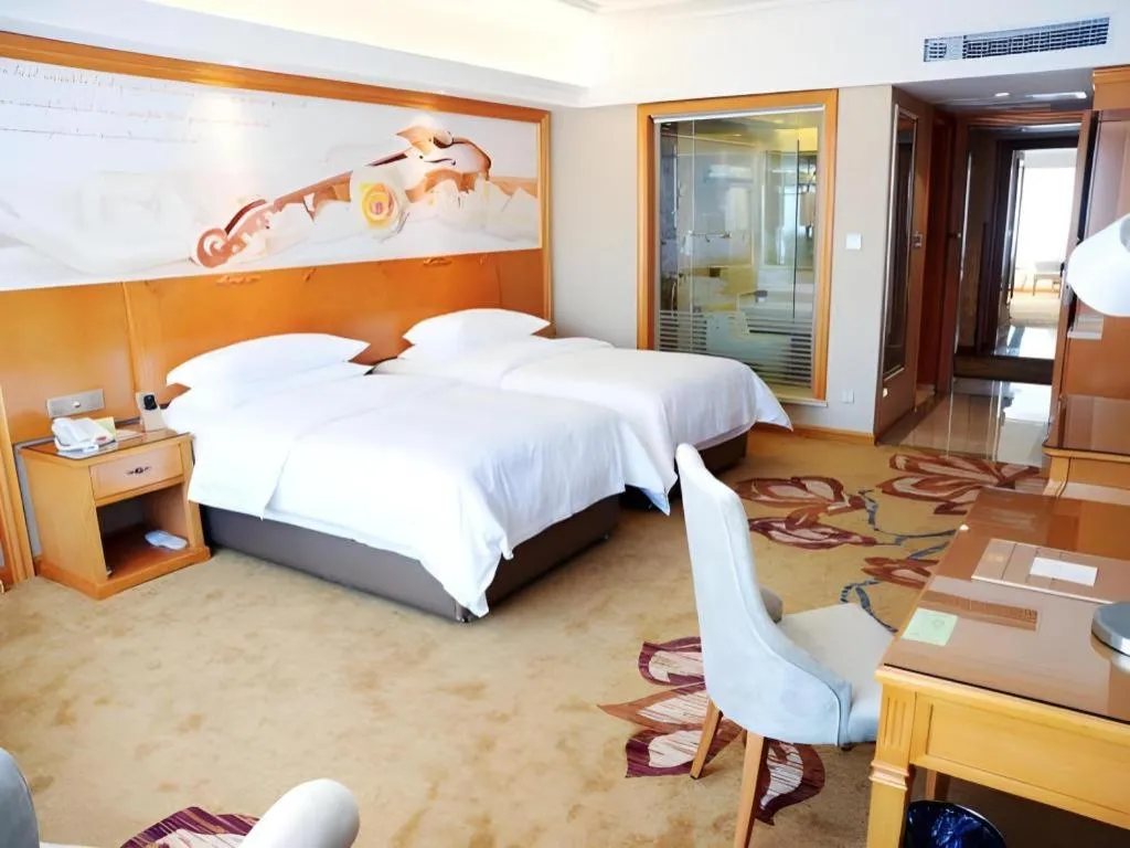 Bed in Vienna Hotel Guangdong Shaoguan Renhua Danxiashan County Center