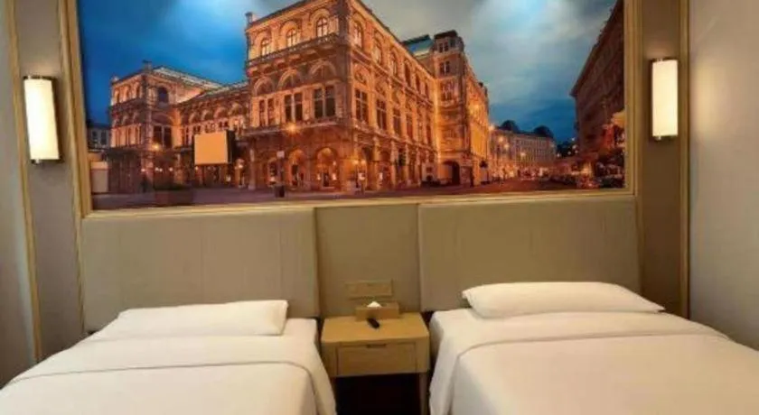 Bed in Vienna Hotel Shandong Yuncheng Shuihu Road Hoahancheng