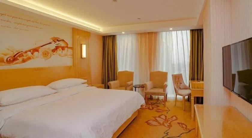 Bed in Vienna Hotel Chengdu Chadianzi Toursim Center