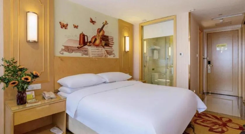 Bed in Vienna Hotel Chengdu Chadianzi Toursim Center